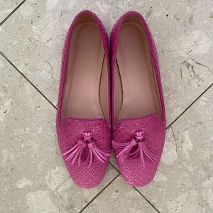 Pink J. Crew Loafers
